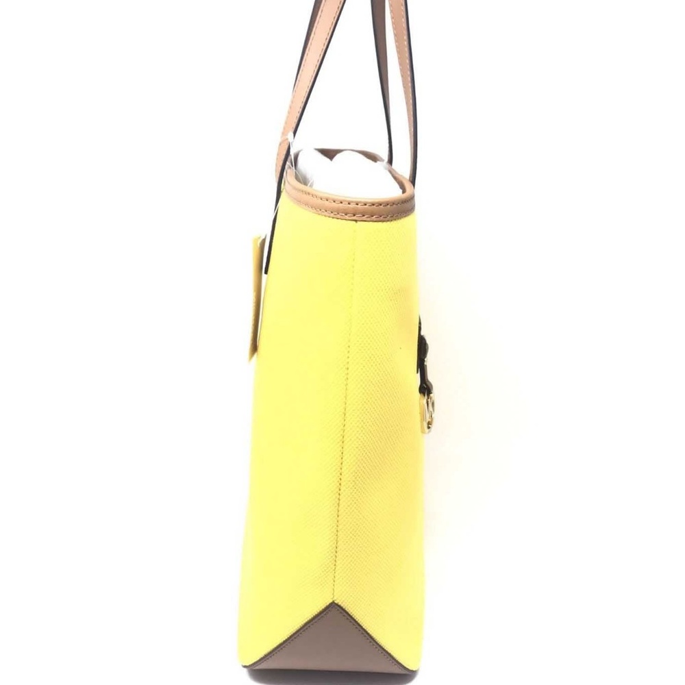 NWT Michael Kors Kempton Sunflower Yellow Tote - Picture 3 of 8
